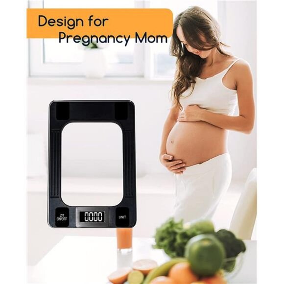 Kitchen Scale, Food Scale Digital Weight Grams, 15KG Large Range Kitchen Scale - Picture 5 of 7